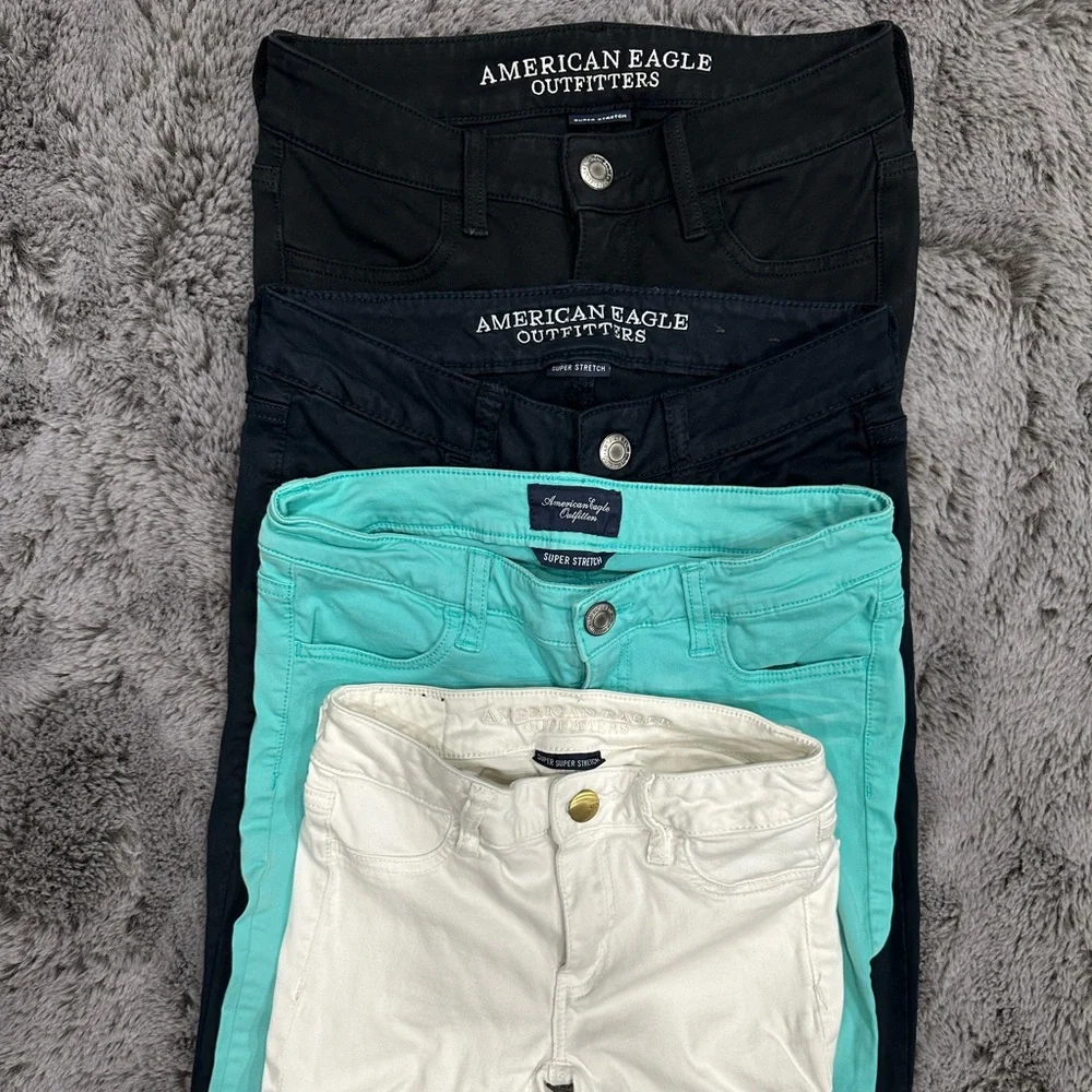 Lot of 4 AE Jegging pants - Picture 3 of 3